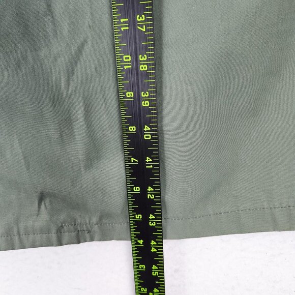 Vintage US Army Raincoat Mens 40S Green Quarpel Trench Coat Belted USGI 70s - Picture 10 of 16